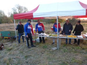 Stand de ravitaillement.